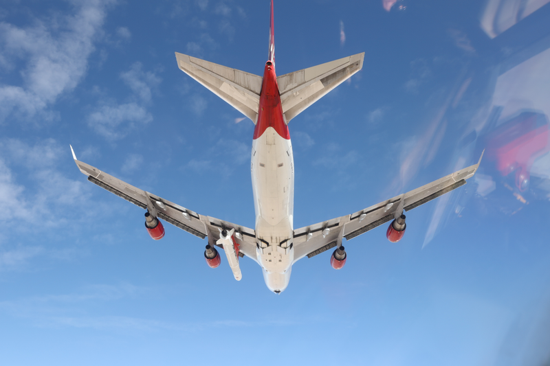 Rocket and plane